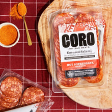 Hot Sopressata Salami Sliced Pack
