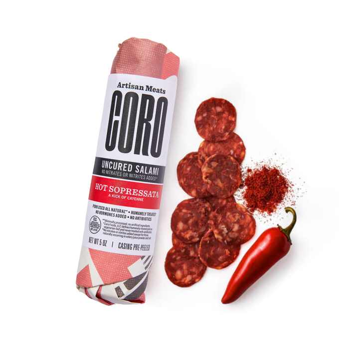 Hot Sopressata Salami 5oz Piccolo