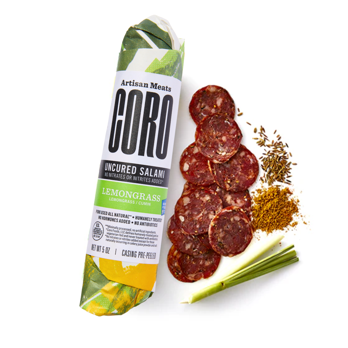 ソウルズ　コソムー225-140g Lemongrass Salami Piccolo – Coro Foods